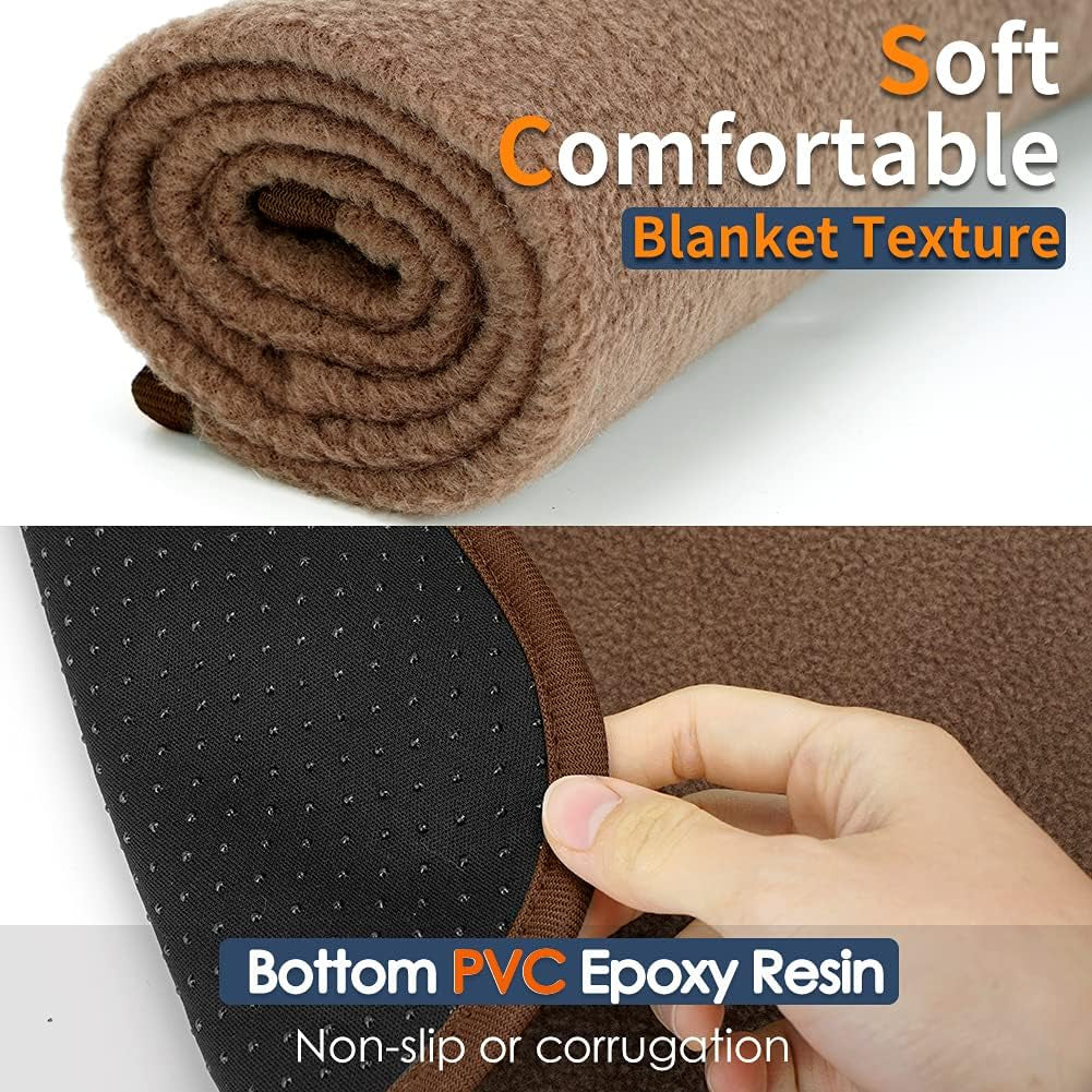Extra Large Washable Dog Pee Pads - 65"X45" & 72"X72" Reusable Waterproof Pet Training Mats, Non-Slip Fast Absorbent Whelping Pads for Playpen Use