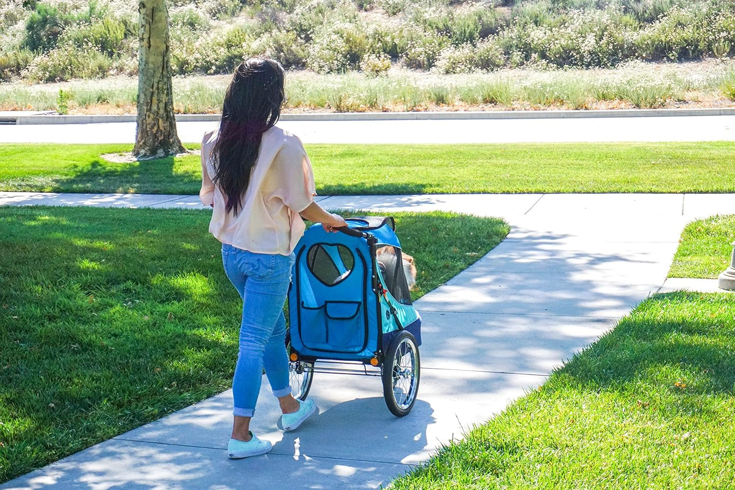 All Terrain Jogger Pet Stroller - Sailboat Design, One Size