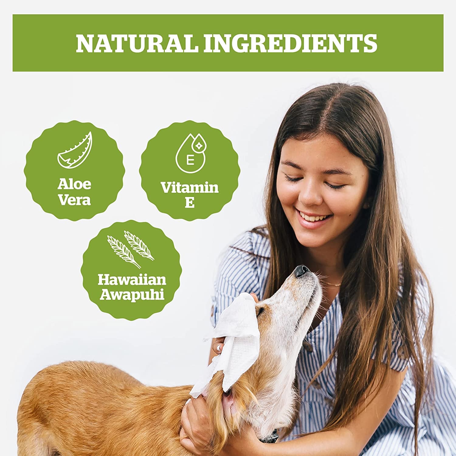 Pogi's Hypoallergenic Dog Grooming Wipes – 400-Count Fragrance-Free Wipes for Paws, Body, and Butt Cleaning and Hydration