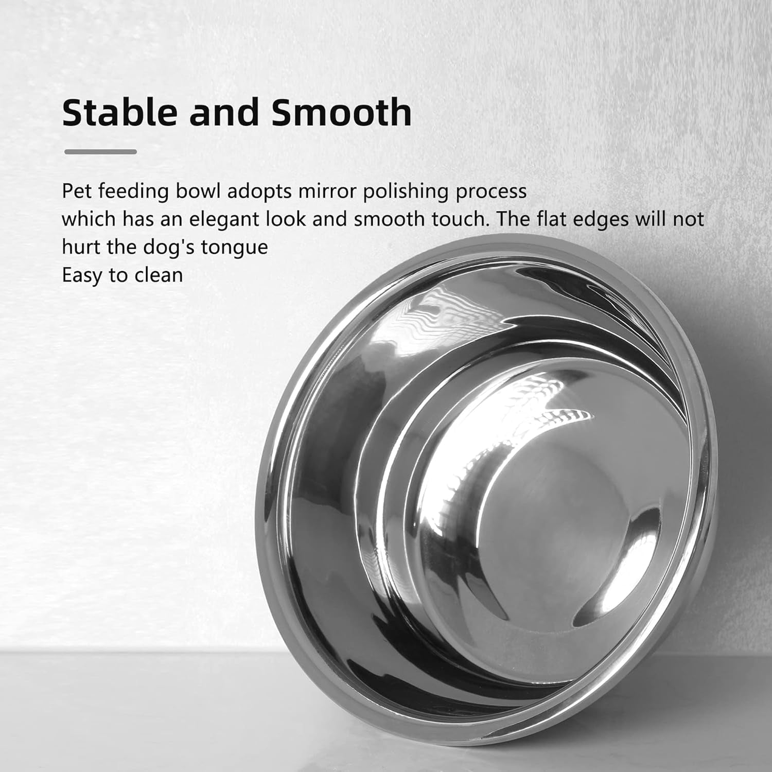Premium Stainless Steel Dog Bowl Set for Large Breeds - 176 Oz (24 Cup) High Capacity Heavy-Duty, BPA-Free Food and Water Bowls (Set of 2)