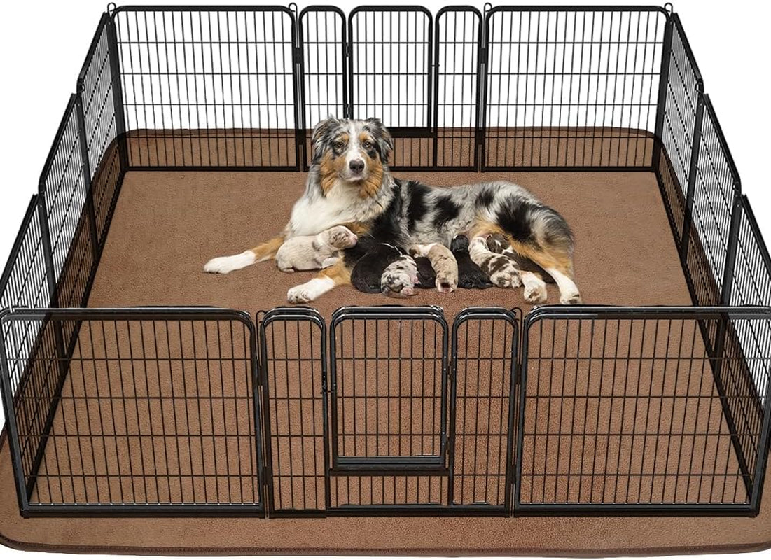 Extra Large Washable Dog Pee Pads - 65"X45" & 72"X72" Reusable Waterproof Pet Training Mats, Non-Slip Fast Absorbent Whelping Pads for Playpen Use