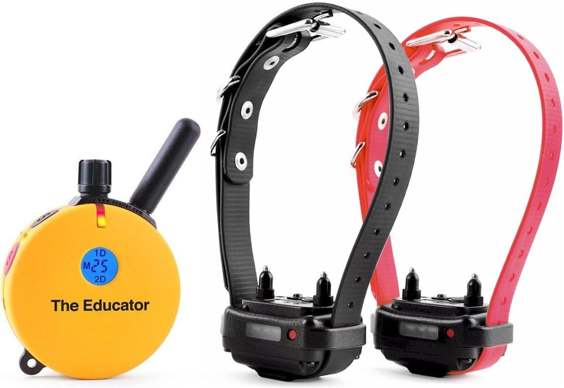 E-Collar Humane Dog Training System with Remote Control, 100 Safe Stimulation Levels, Night Light, Waterproof, Rechargeable, 3/4 Mile Range for Small to Medium Dogs, Yellow