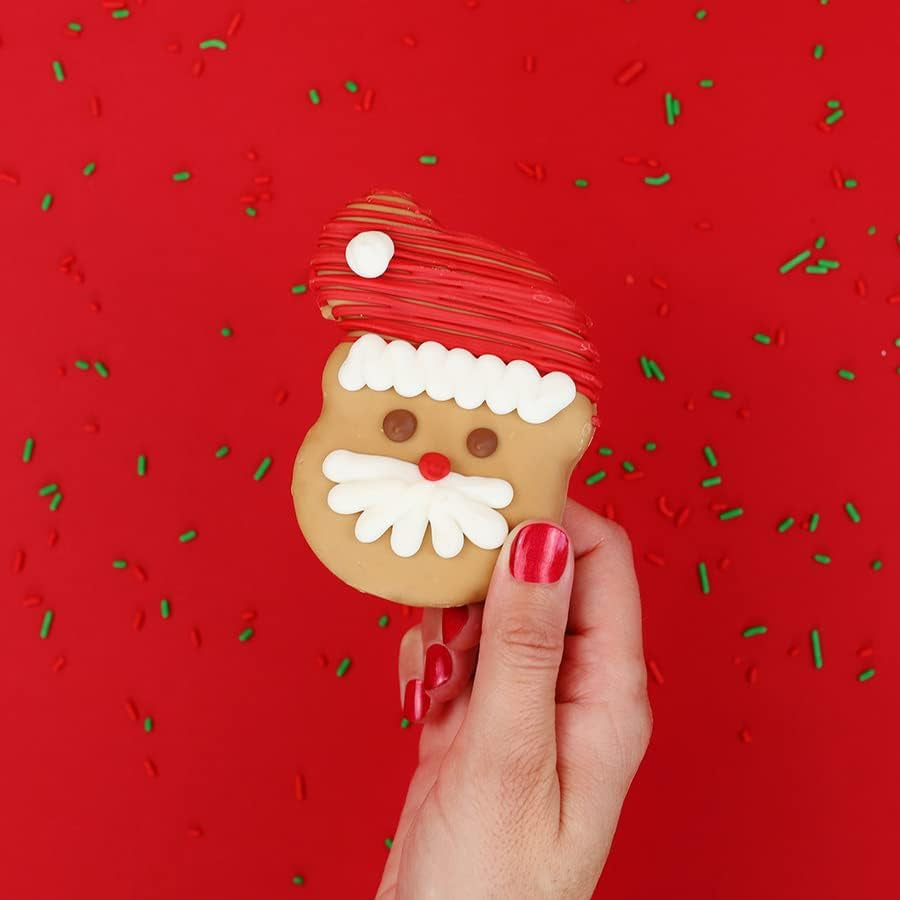 Gourmet Dog Treat Box | Artisan Hand-Decorated Dog Cookies | Premium Gift Box Featuring Locally Sourced Ingredients (Christmas Eve Edition)
